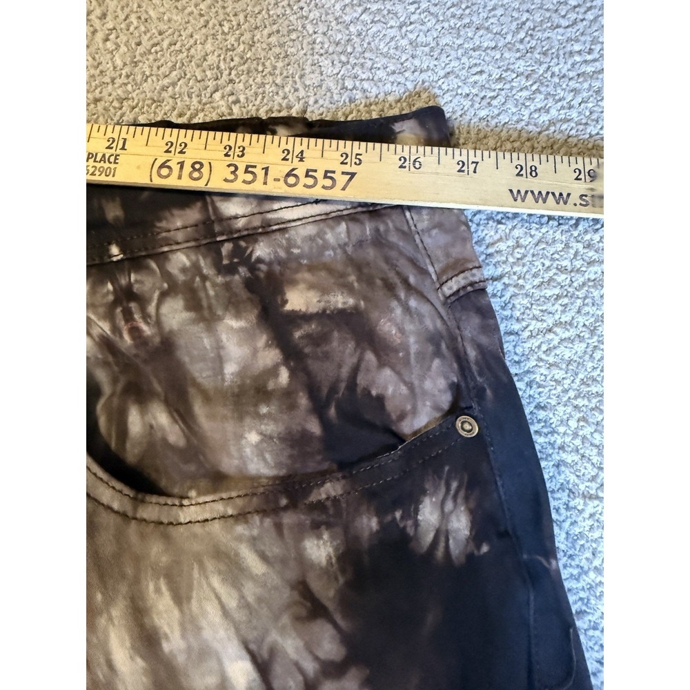MAKOBI Brown Tie-Dye Mens 54x33 Comfort Fit Waist Jeans Urban Designer NEW - Picture 12 of 14